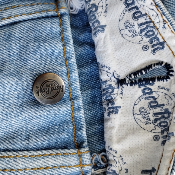 VINTAGE HARD ROCK CAFE' LONDON JACKET - Picture 8 of 9